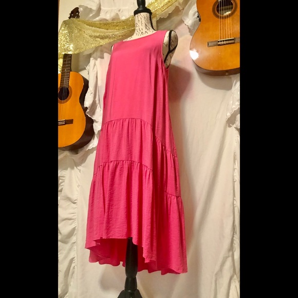 Pink midi maxi dress with Pockets by Maeve MP - Picture 4 of 10